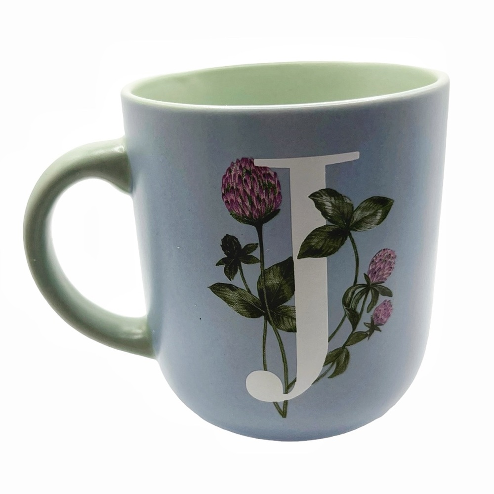 🆕 Bee & Willow Monogram Floral “J” Mug